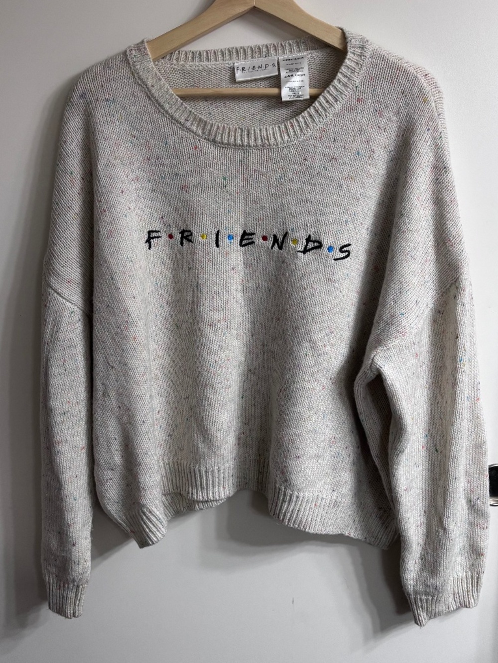 Urban Outfitters Friends Speckled Confetti Knit Sweater 3XL